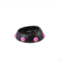 HKM-7740221 Hedgehog Design High-Temperature Resistant Dog and Cat Food Bowl - Antiskid, Inclined Structure, 500ml & 160ml Options