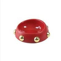 HKM-7740221 Hedgehog Design High-Temperature Resistant Dog and Cat Food Bowl - Antiskid, Inclined Structure, 500ml & 160ml Options
