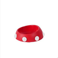 HKM-7740221 Hedgehog Design High-Temperature Resistant Dog and Cat Food Bowl - Antiskid, Inclined Structure, 500ml & 160ml Options