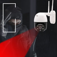 HKM-774035 High-Definition Wi-Fi Outdoor Dome Camera with Remote Intercom and Waterproof Design
