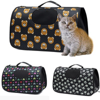HKM-7740477 Cartoon Diagonal Pet Carrier Bag in Oxford Material - Sizes S, M, L Available