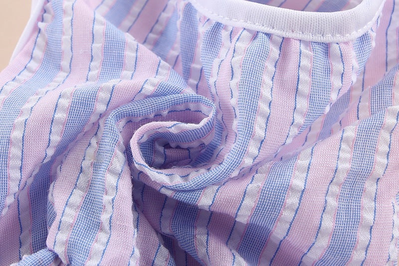 HKM-7740605 Vertical Striped Pet Skirt in Multiple Colors for Cats and Dogs