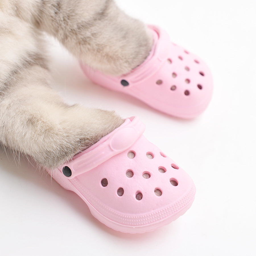 HKM-7740861 Stylish Summer Dog Shoes for Cats and Puppies in Vibrant Colors