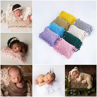 HKM-774099 Hand-Woven Cotton Polyester Tassel Pillow for Infants - Breathable & Warm - Various Colors