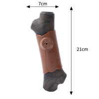 HKM-7741501 Indestructible Dog Chew Toy for Aggressive Chewers - Large Size with Bacon Flavor, Durable Nylon Design