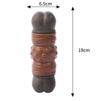HKM-7741501 Indestructible Dog Chew Toy for Aggressive Chewers - Large Size with Bacon Flavor, Durable Nylon Design