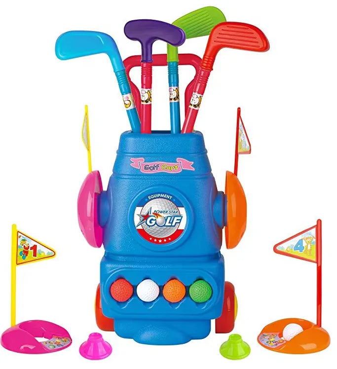 HKM-774163 Portable Children's Golf Ball Set for Indoor and Outdoor Fun