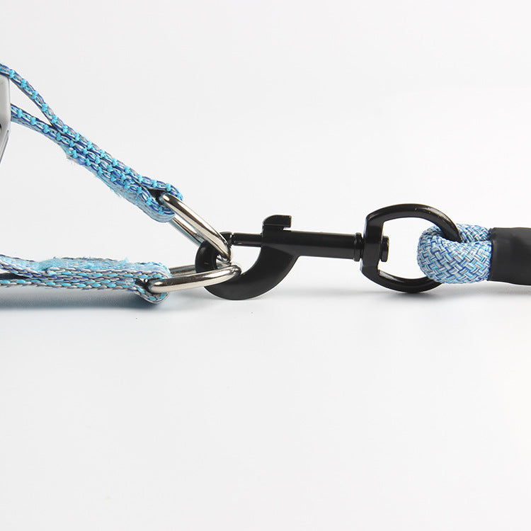 HKM-7743805 Nylon Pet Chest Traction Rope with Comfortable Handle and Metal Buckle