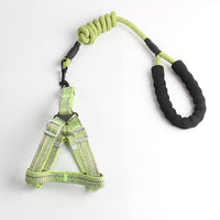 HKM-7743805 Nylon Pet Chest Traction Rope with Comfortable Handle and Metal Buckle