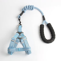 HKM-7743805 Nylon Pet Chest Traction Rope with Comfortable Handle and Metal Buckle