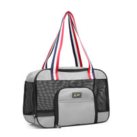 HKM-7746237 Foldable Breathable Pet Cat and Dog Travel Backpack - Oxford Shoulder Bag for Small Animals (Up to 13 kg)