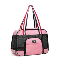 HKM-7746237 Foldable Breathable Pet Cat and Dog Travel Backpack - Oxford Shoulder Bag for Small Animals (Up to 13 kg)