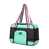 HKM-7746237 Foldable Breathable Pet Cat and Dog Travel Backpack - Oxford Shoulder Bag for Small Animals (Up to 13 kg)