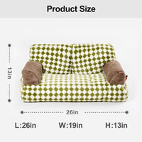 HKM-7747261 Washable Non-Slip Couch Bed for Cats and Small Dogs