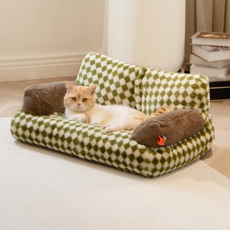 HKM-7747261 Washable Non-Slip Couch Bed for Cats and Small Dogs