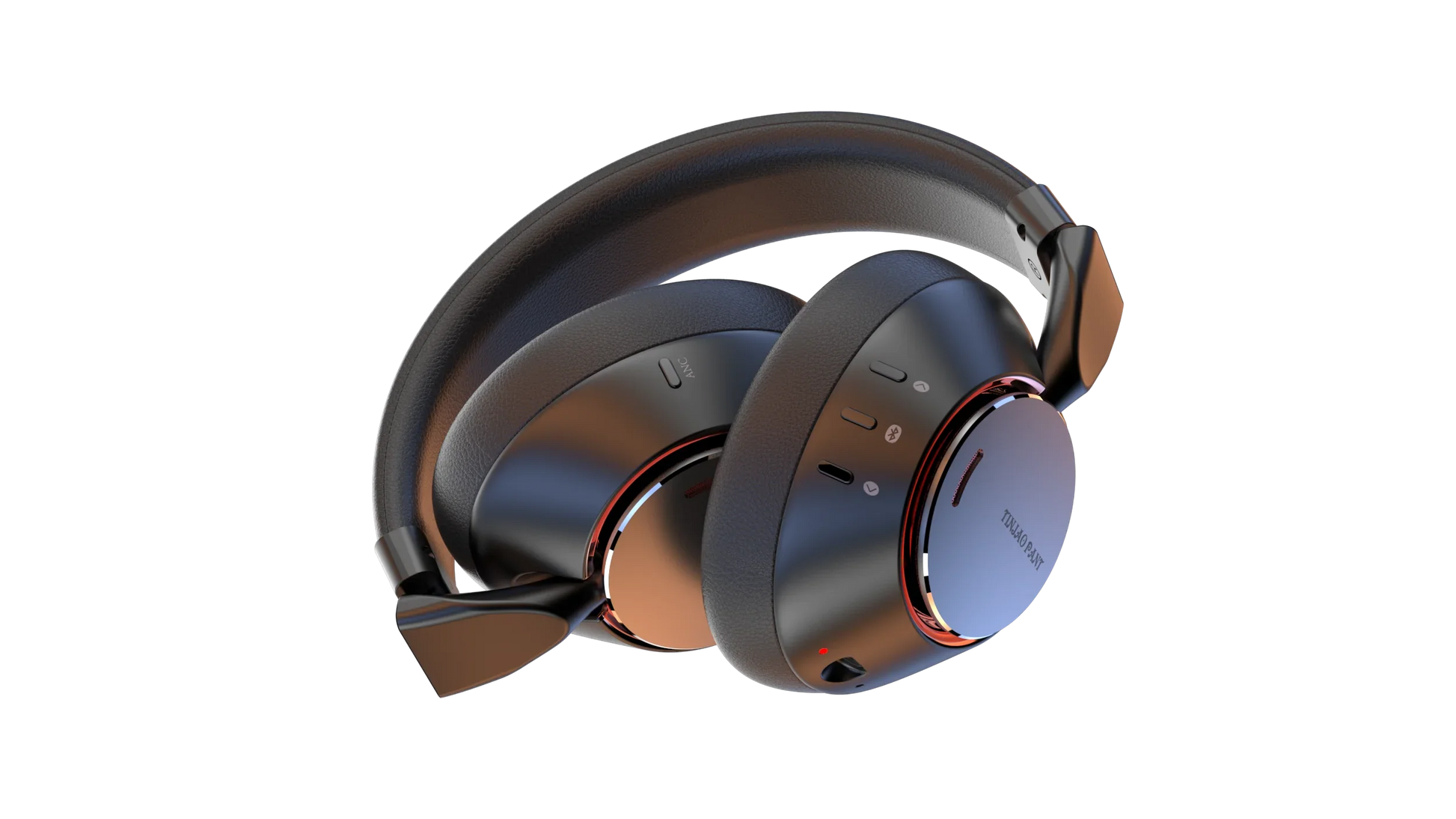 HKM-774867 Wireless Gaming Headset with ANC Noise Reduction and LED Studio Design
