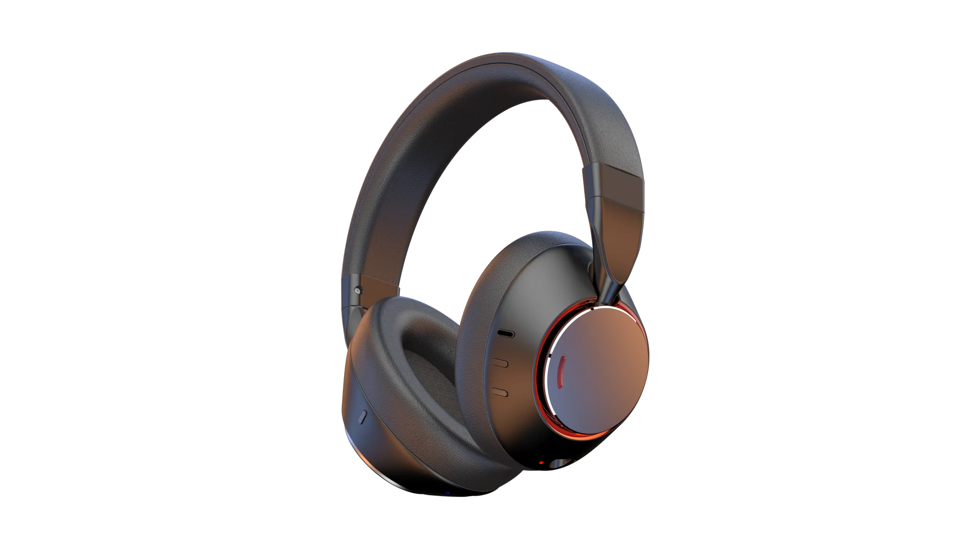 HKM-774867 Wireless Gaming Headset with ANC Noise Reduction and LED Studio Design