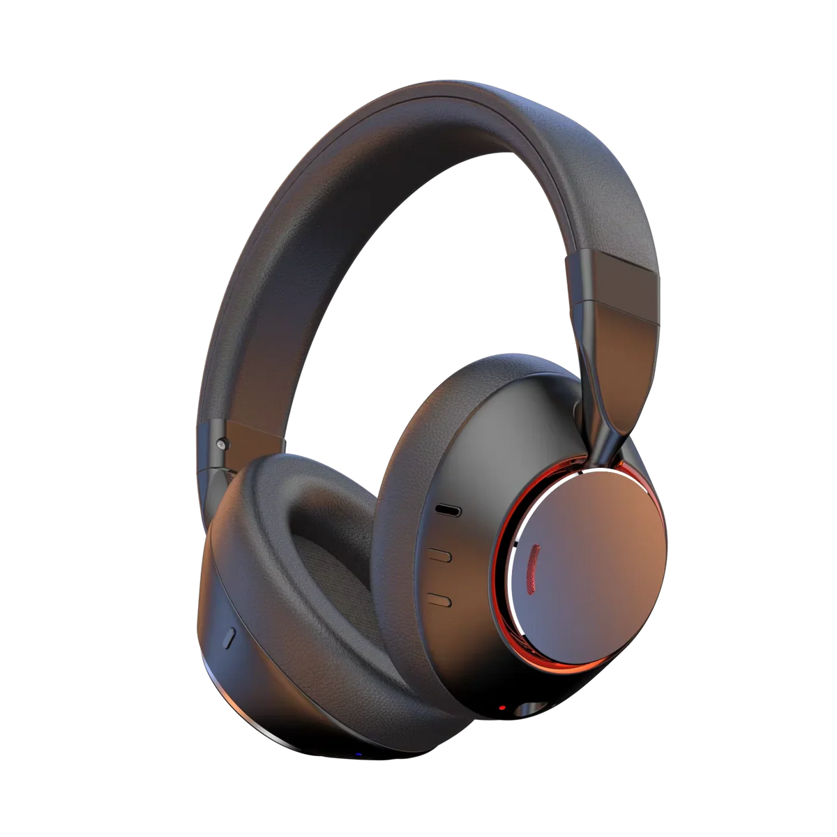 HKM-774867 Wireless Gaming Headset with ANC Noise Reduction and LED Studio Design