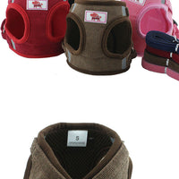 HKM-7749053 Reflective Polyester Dog Leash with Adjustable Vest Design in Multiple Colors
