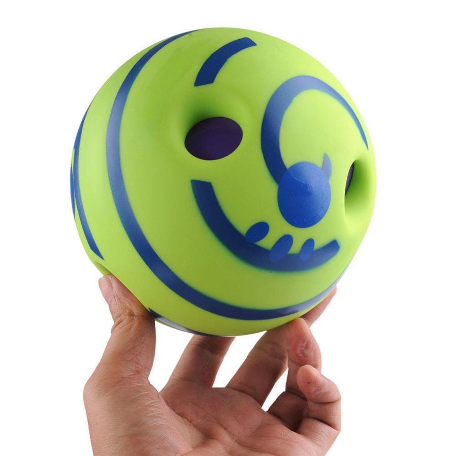 HKM-775059 Durable Vinyl Dog Molar Training Ball - 10cm Diameter, Non-Toxic, Bite Resistant