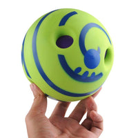 HKM-775059 Durable Vinyl Dog Molar Training Ball - 10cm Diameter, Non-Toxic, Bite Resistant