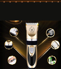 HKM-7751357 Professional Rechargeable Dog & Cat Grooming Clippers with Titanium Ceramic Blade