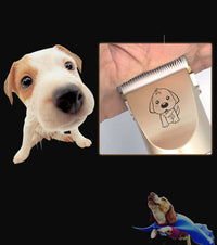 HKM-7751357 Professional Rechargeable Dog & Cat Grooming Clippers with Titanium Ceramic Blade