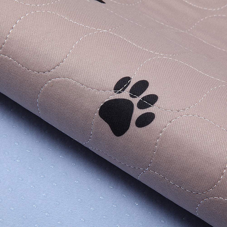 HKM-7751613 Non-slip Pet Cushion with Dog Paw Print - Available in Multiple Sizes