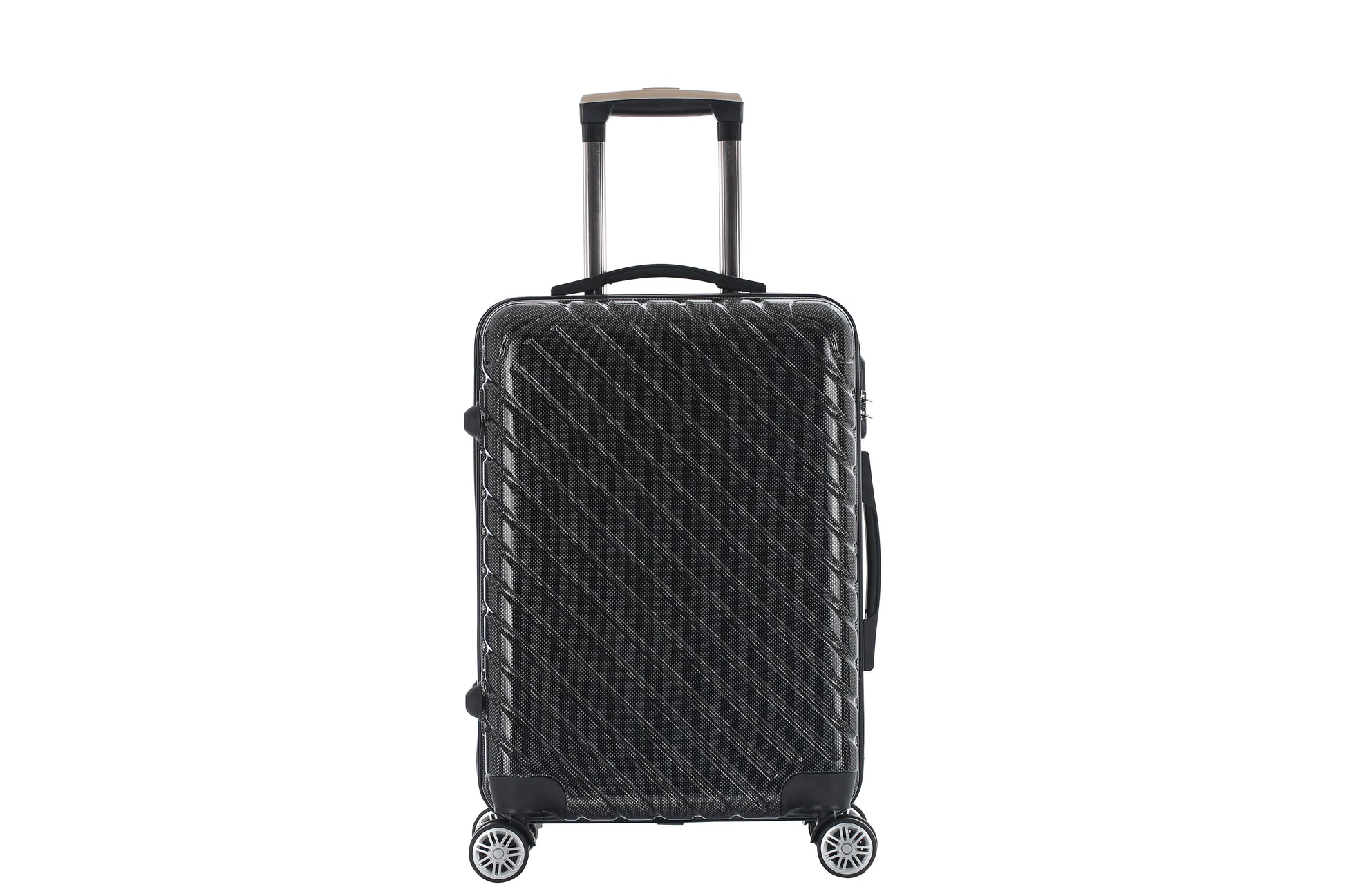 HKM-775251 24-Inch Universal Wheel Trolley Suitcase with 20-Inch Student Lock Box