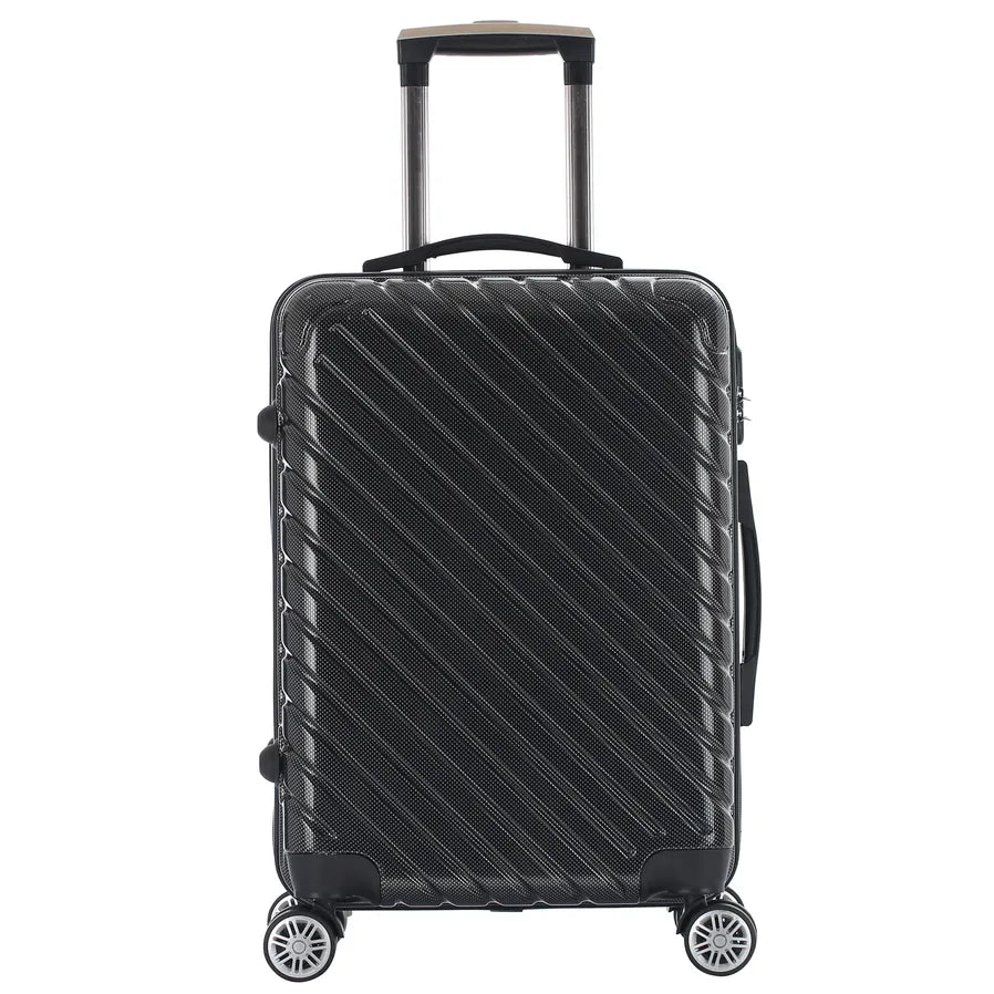 HKM-775251 24-Inch Universal Wheel Trolley Suitcase with 20-Inch Student Lock Box