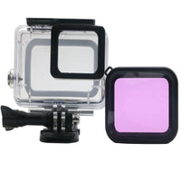 HKM-775251 Waterproof Case for GoPro Hero 5, 6, 7 with Optional Colour Filters and Accessories
