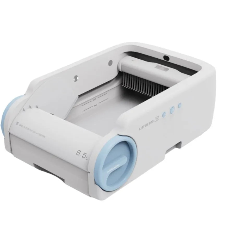 HKM-775315 Automatic Cat Litter Box with Splash-Proof Design and Sleep Function for Convenient Cleaning