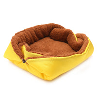 HKM-7753789 Cozy Foldable Plush Pet Bed Mat for Dogs and Cats ¨C Warm Fleece Cushion Ideal for Winter Comfort