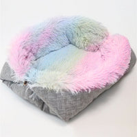 HKM-7753789 Cozy Foldable Plush Pet Bed Mat for Dogs and Cats ¨C Warm Fleece Cushion Ideal for Winter Comfort
