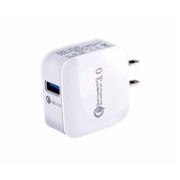 HKM-775379 Fast Charging USB Plug Adapter, AC100-240V Input, DC Output 3A, 9V/12V Compatible with Multiple Fast Charging Protocols