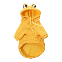HKM-7755197 Frog Costume Sweatshirt for Small Dogs and Cats – Cozy Hoodies for Autumn Fun