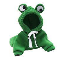 HKM-7755197 Frog Costume Sweatshirt for Small Dogs and Cats – Cozy Hoodies for Autumn Fun