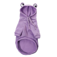 HKM-7755197 Frog Costume Sweatshirt for Small Dogs and Cats – Cozy Hoodies for Autumn Fun