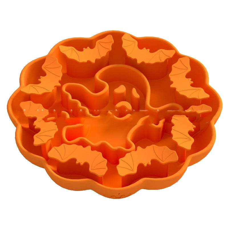HKM-7755709 Multi-Functional Anti-Choke Slow Feeding Silicone Dog Bowl