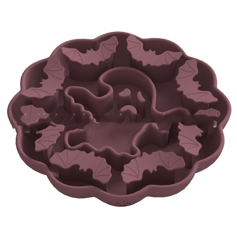 HKM-7755709 Multi-Functional Anti-Choke Slow Feeding Silicone Dog Bowl