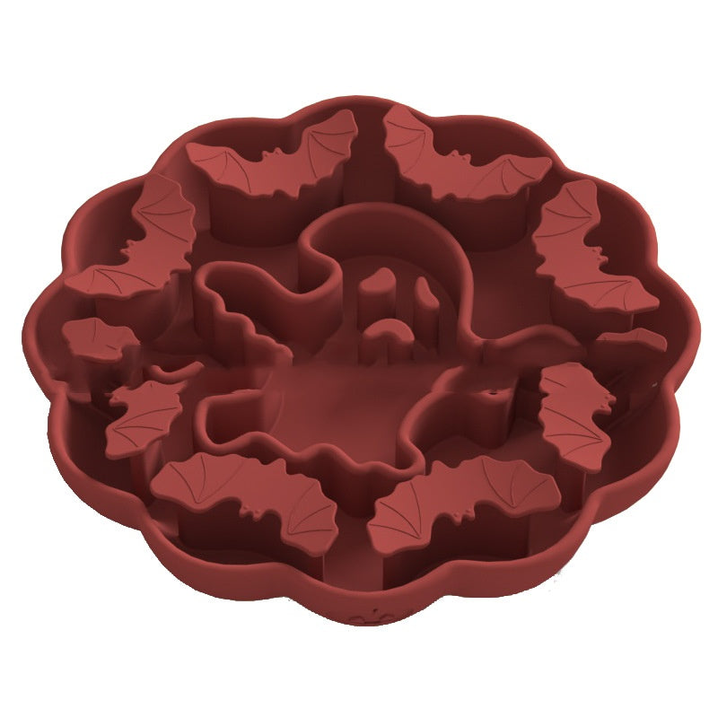 HKM-7755709 Multi-Functional Anti-Choke Slow Feeding Silicone Dog Bowl