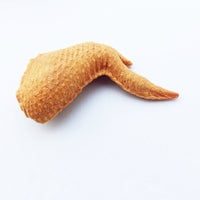 HKM-7756349 Plush Double-Legged Chicken Leg Toy for Dogs - Sounding Bite Toy, 16-18 cm