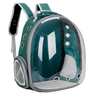 HKM-7757757 Pet Carrier Backpack with Transparent Design and Ventilation for Cats and Dogs