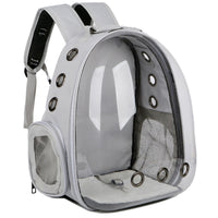 HKM-7757757 Pet Carrier Backpack with Transparent Design and Ventilation for Cats and Dogs