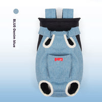 HKM-7758141 Breathable Open-Headed Cat and Dog Shoulder Bag for Comfortable Outings