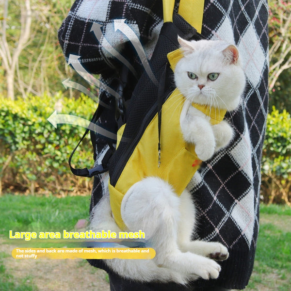 HKM-7758141 Breathable Open-Headed Cat and Dog Shoulder Bag for Comfortable Outings