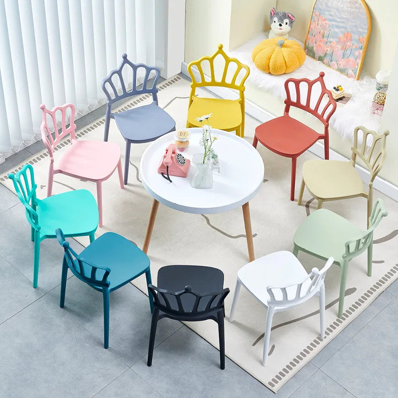 HKM-775891 Tiffany Style Plastic Children's Birthday Party Chairs in Various Colours