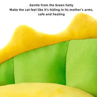 HKM-7759549 Cozy Dinosaur-Themed Soft Pet Nest Bed for Small, Medium, and Large Dogs