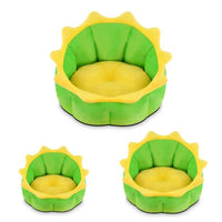 HKM-7759549 Cozy Dinosaur-Themed Soft Pet Nest Bed for Small, Medium, and Large Dogs