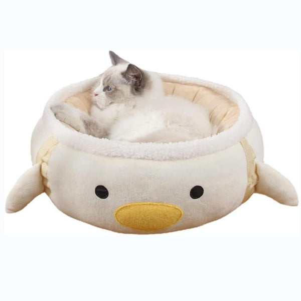 HKM-776019 Dinosaur and Chick Shaped Cat Bed - Versatile Hammock and Sofa for Small Cats and Dogs